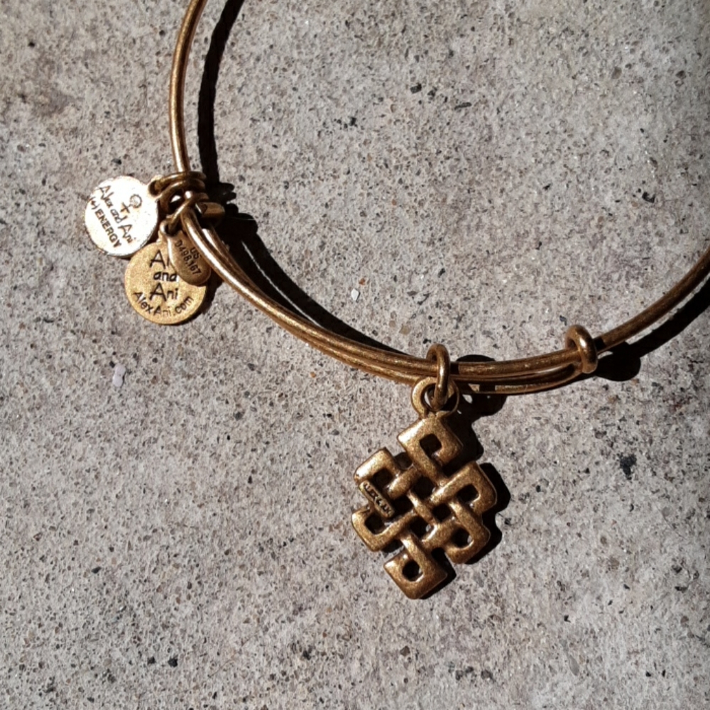🏖🏝Alex & Ani endless knot bracelet bangle
